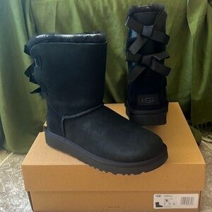 UGG Women's Black Bow Boots